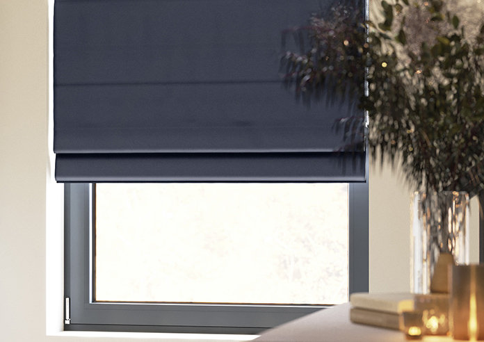 Norleigh, Indigo - Twist&Fit Roman Blind - Image 5